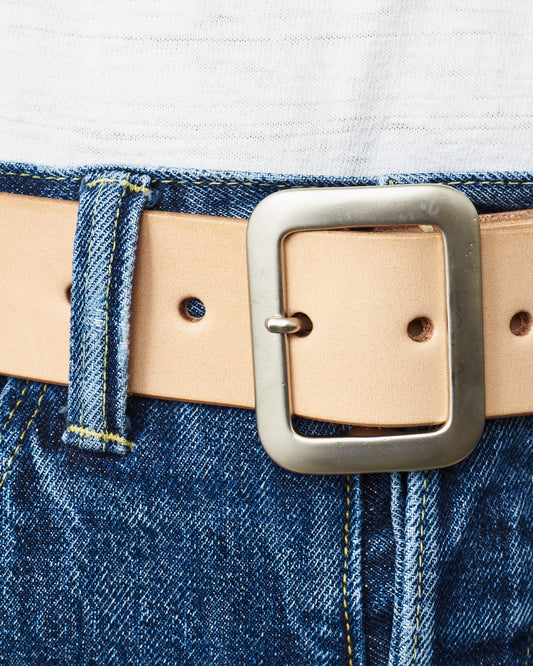 Sugar Cane & Co. Garrison Natural Leather Belt SC02320