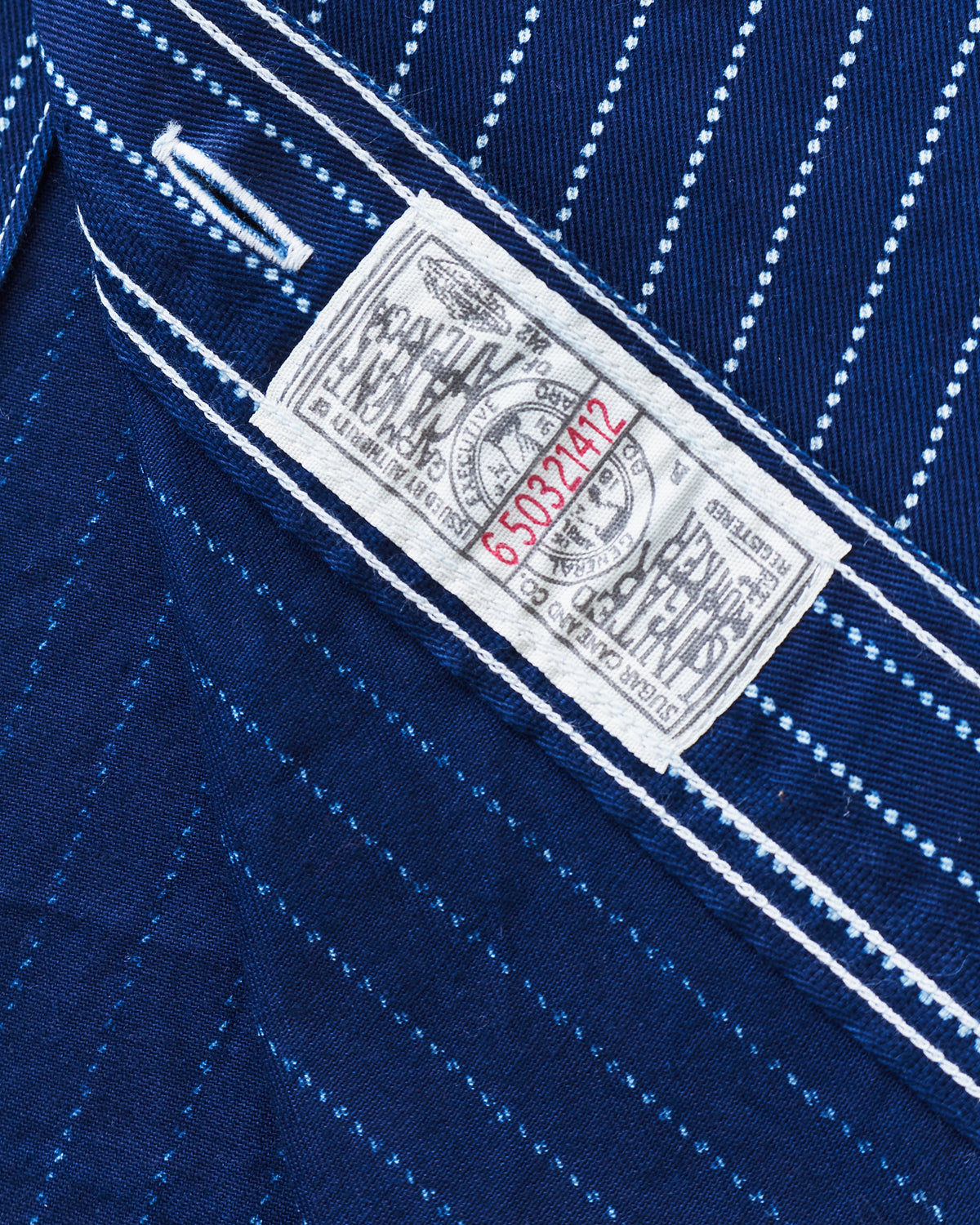 Sugar Cane & Co Fiction Romance 8,5 Oz Wabash Stripe Work Shirt