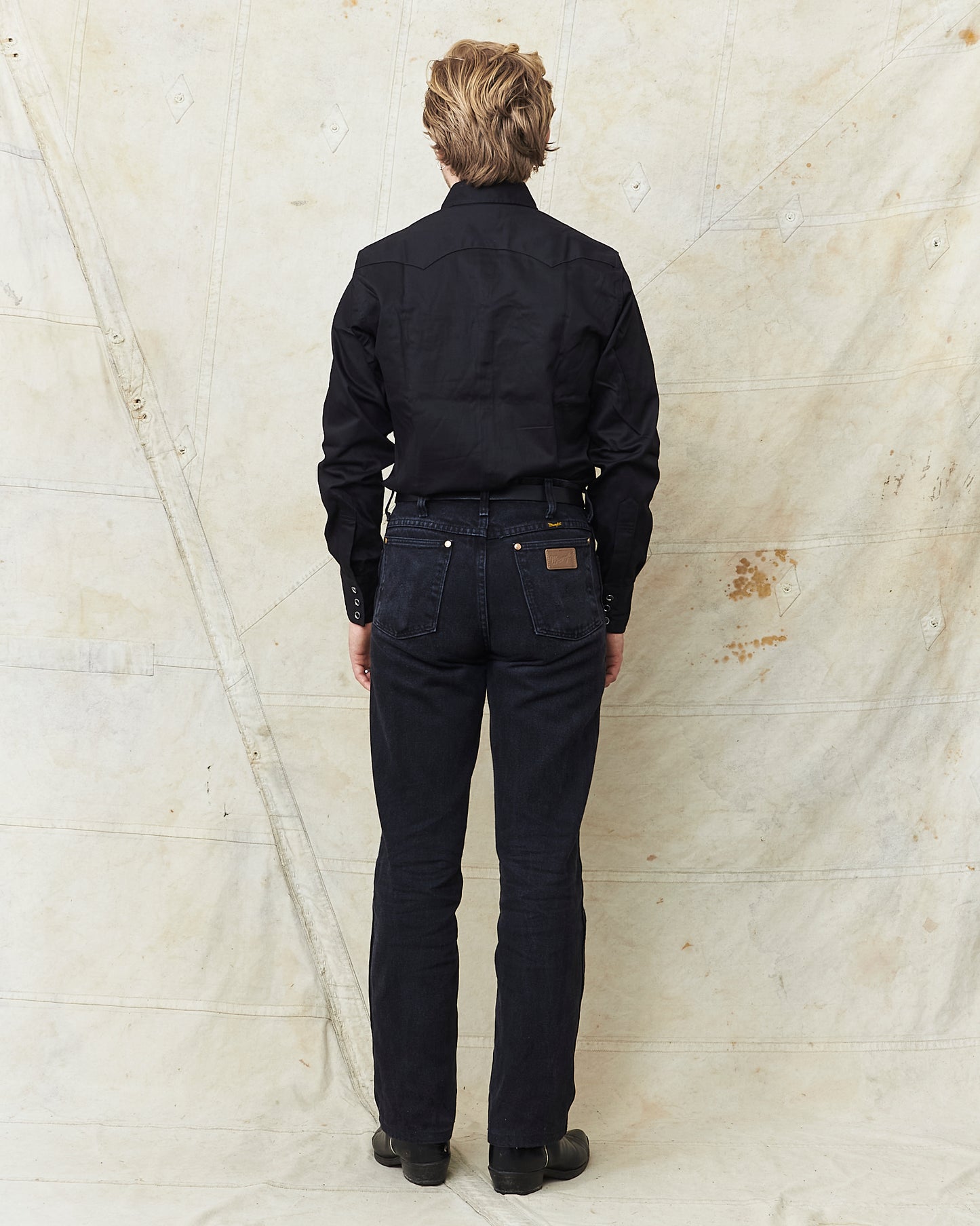 Bryceland's The Cowboy Label Sawtooth Westerner Shirt Black