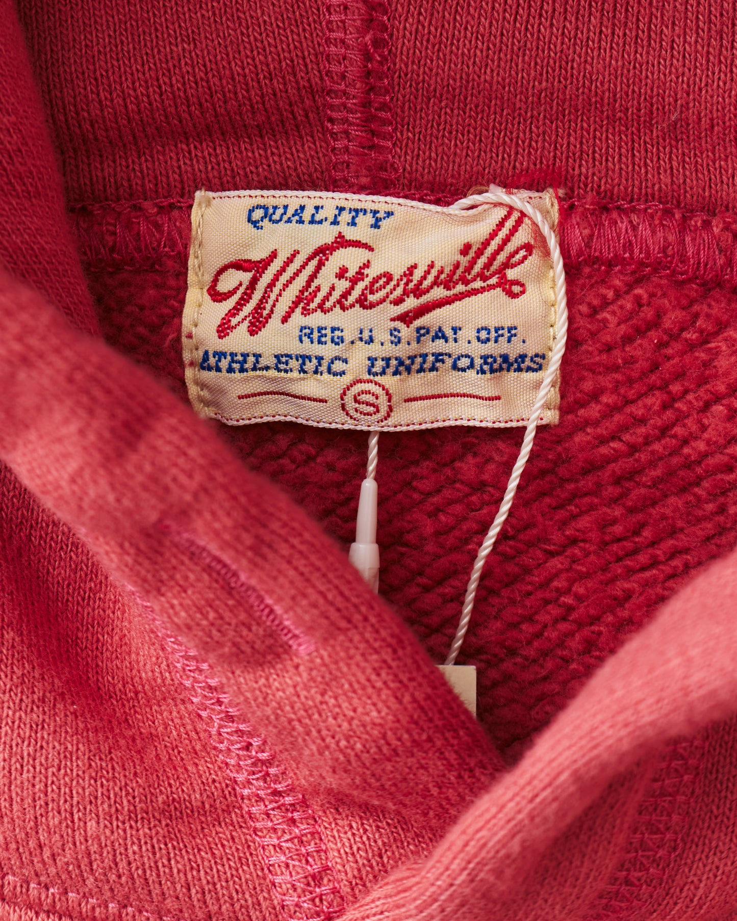 Whitesville Heavyweight Loop-Wheeled Hoodie Red WV67729