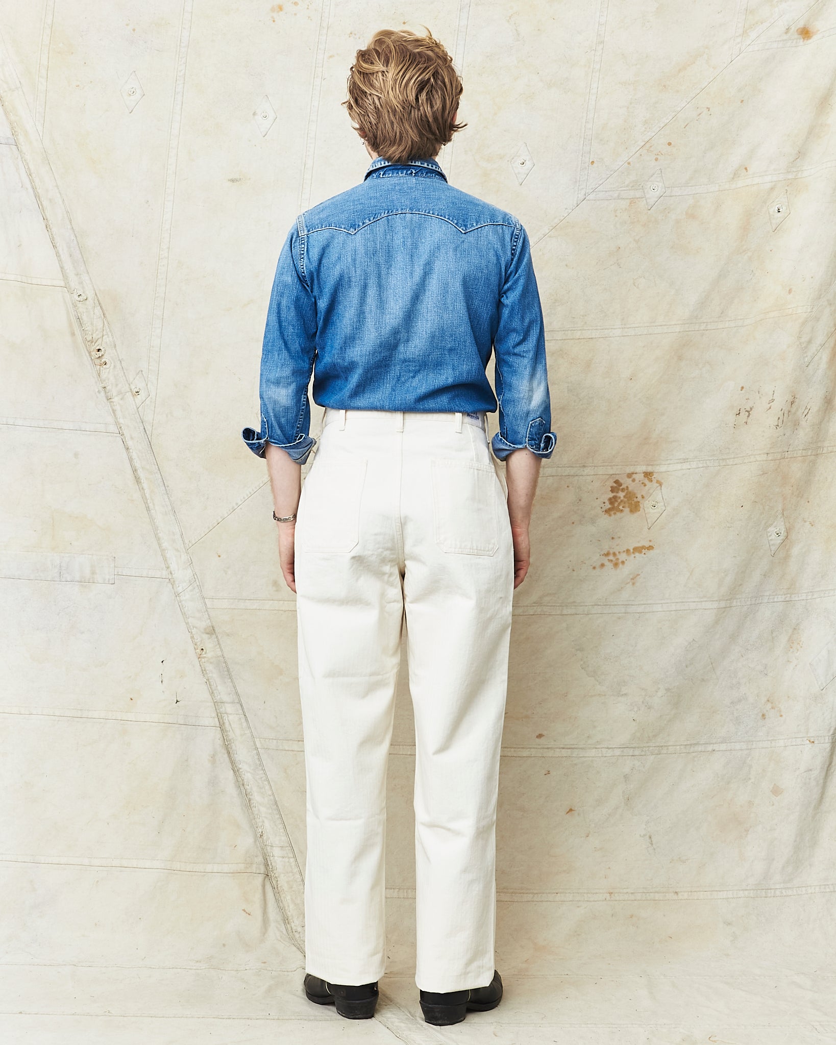 Bryceland's The Bryce-Alls Label USN Deck Pants Ecru – Second Sunrise