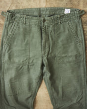 Second Hand OrSlow 5032 Slim Fit Fatigue Pants Green EU L / JPN 4