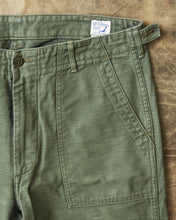 Second Hand OrSlow 5032 Slim Fit Fatigue Pants Green EU L / JPN 4