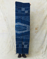 African Indigo Textile Resist Dye Scarf no. 4