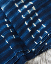 African Indigo Textile Resist Dye Scarf no. 3