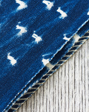 African Indigo Textile Resist Dye Scarf no. 6