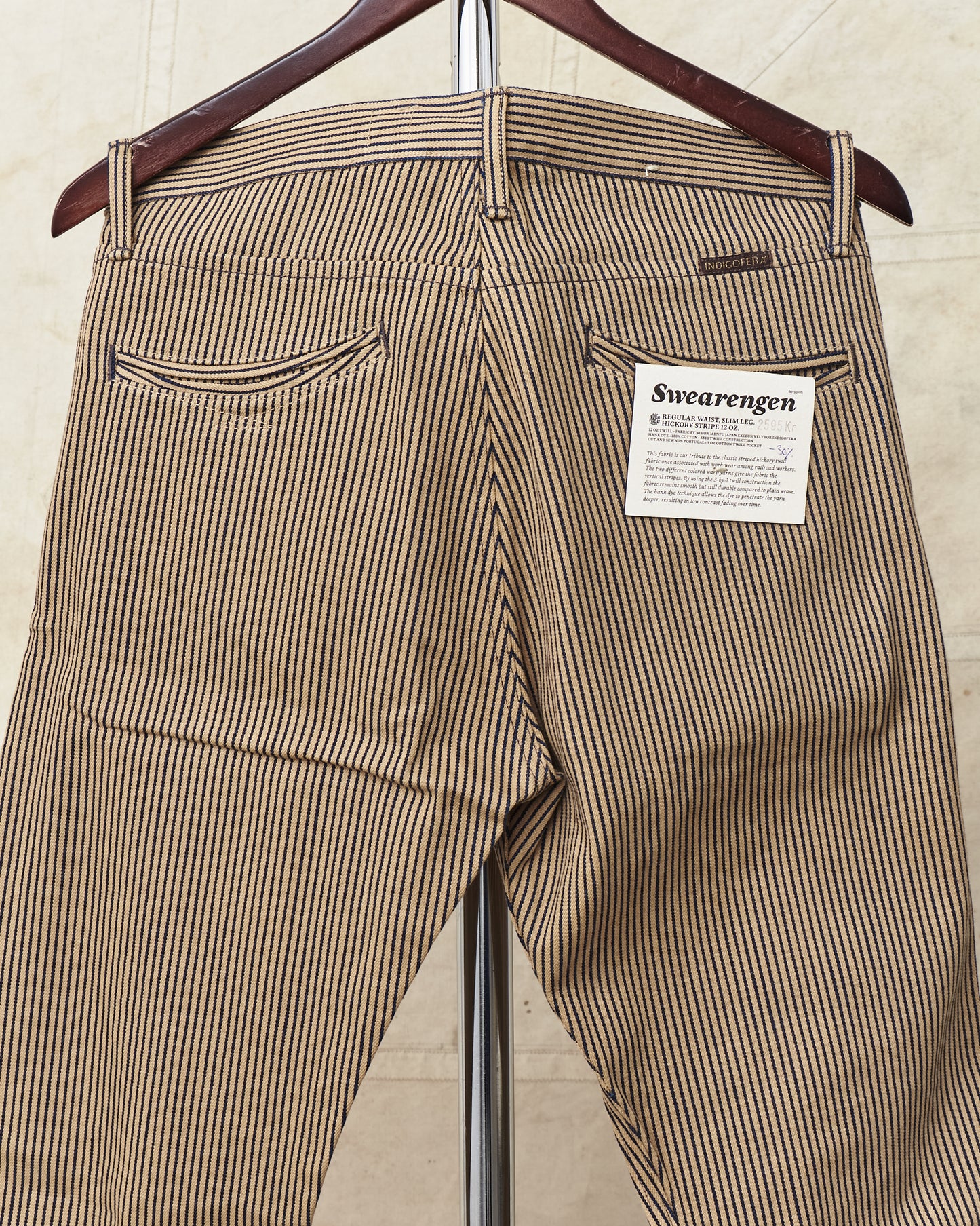 Indigofera Swearengen Indigo / Root  Hickory Stripe Size W30 / L34