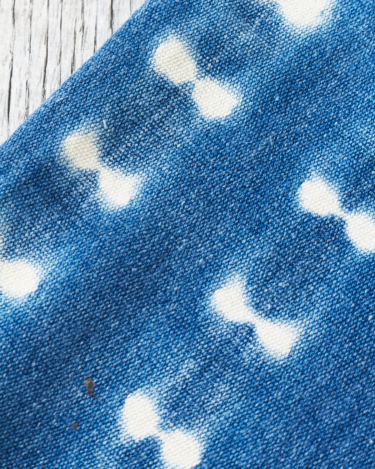 African Indigo Textile Resist Dye Scarf no. 8