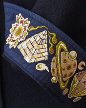 Indigofera Iconic Wool Shirt Dark Navy