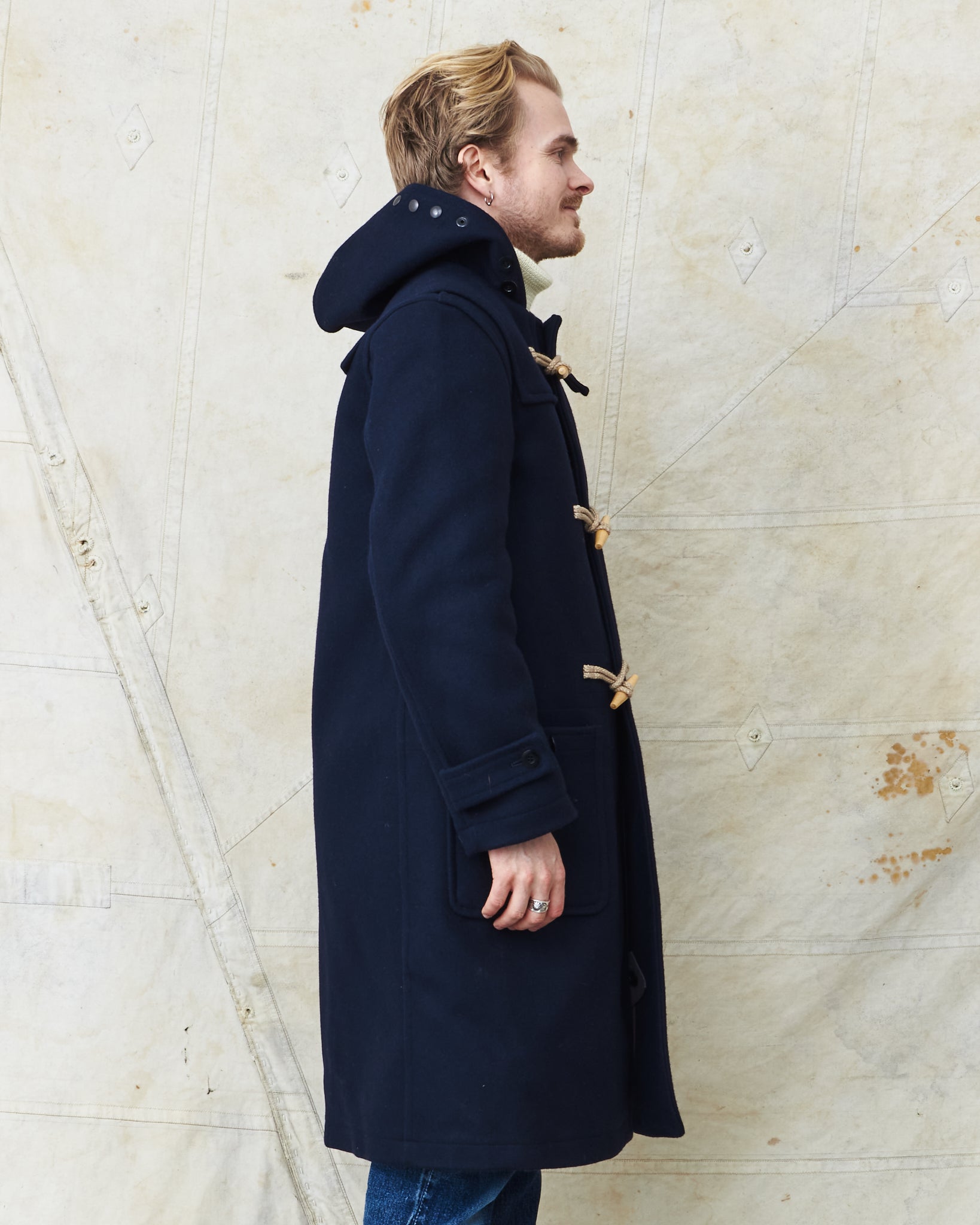 Buzz Rickson's Wool Duffle Coat Navy BR15164 – Second Sunrise Buzz Rickson's Wool Duffle Coat Navy BR15164 – Second Sunrise