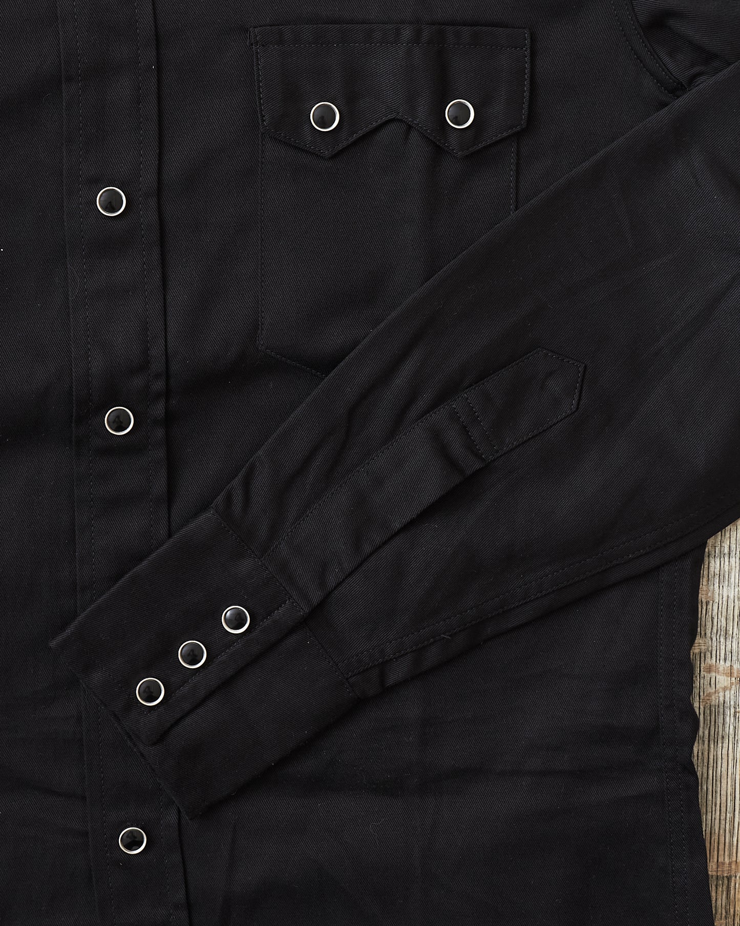 Bryceland's The Cowboy Label Sawtooth Westerner Shirt Black