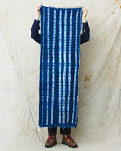 African Indigo Textile Resist Dye Scarf no. 7