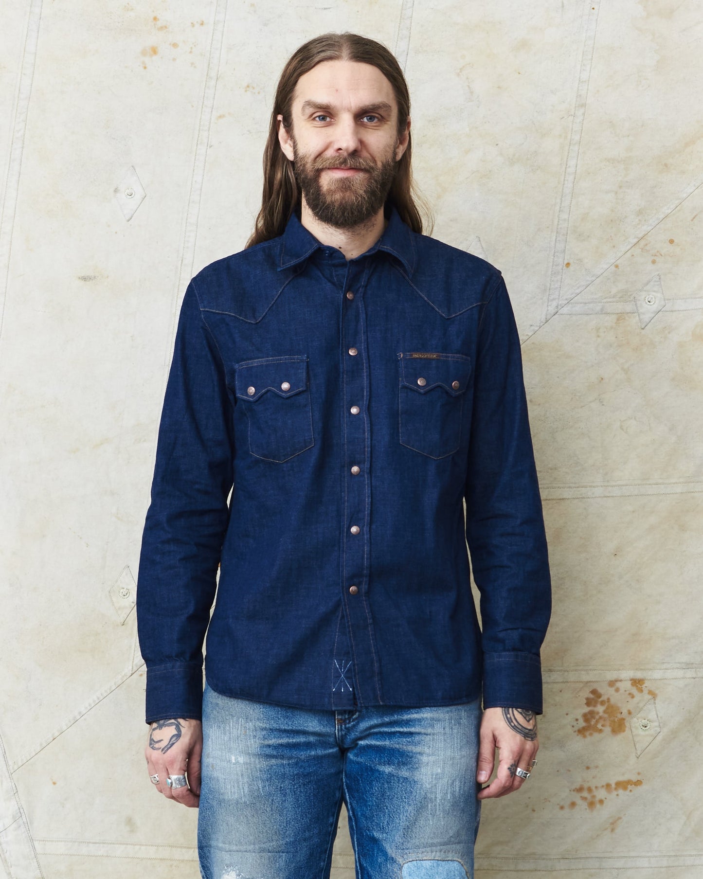 Indigofera Ryman Shirt Ohira 8oz Denim Rinsed