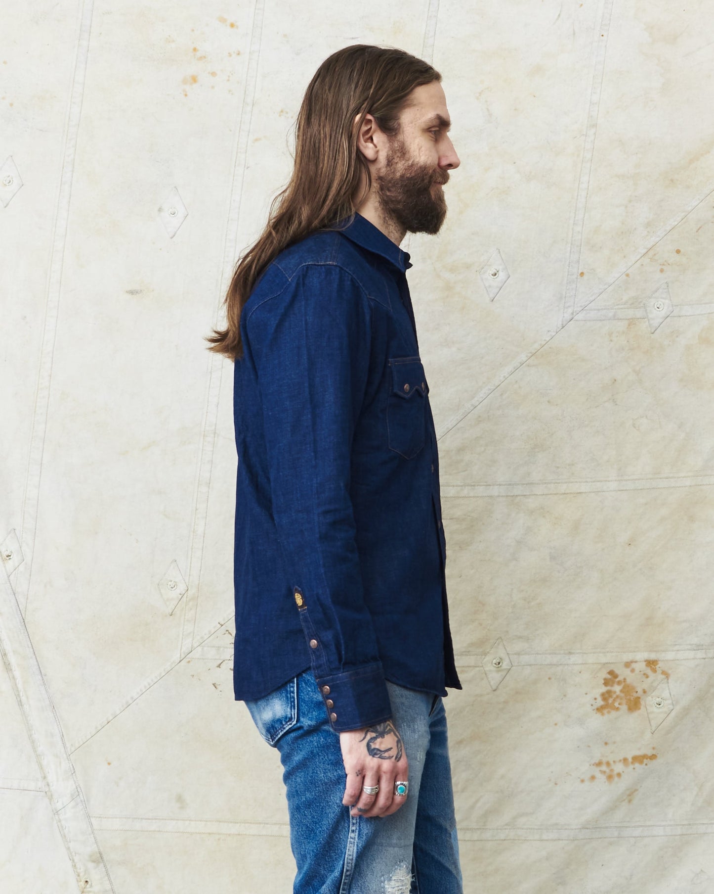 Indigofera Ryman Shirt Ohira 8oz Denim Rinsed