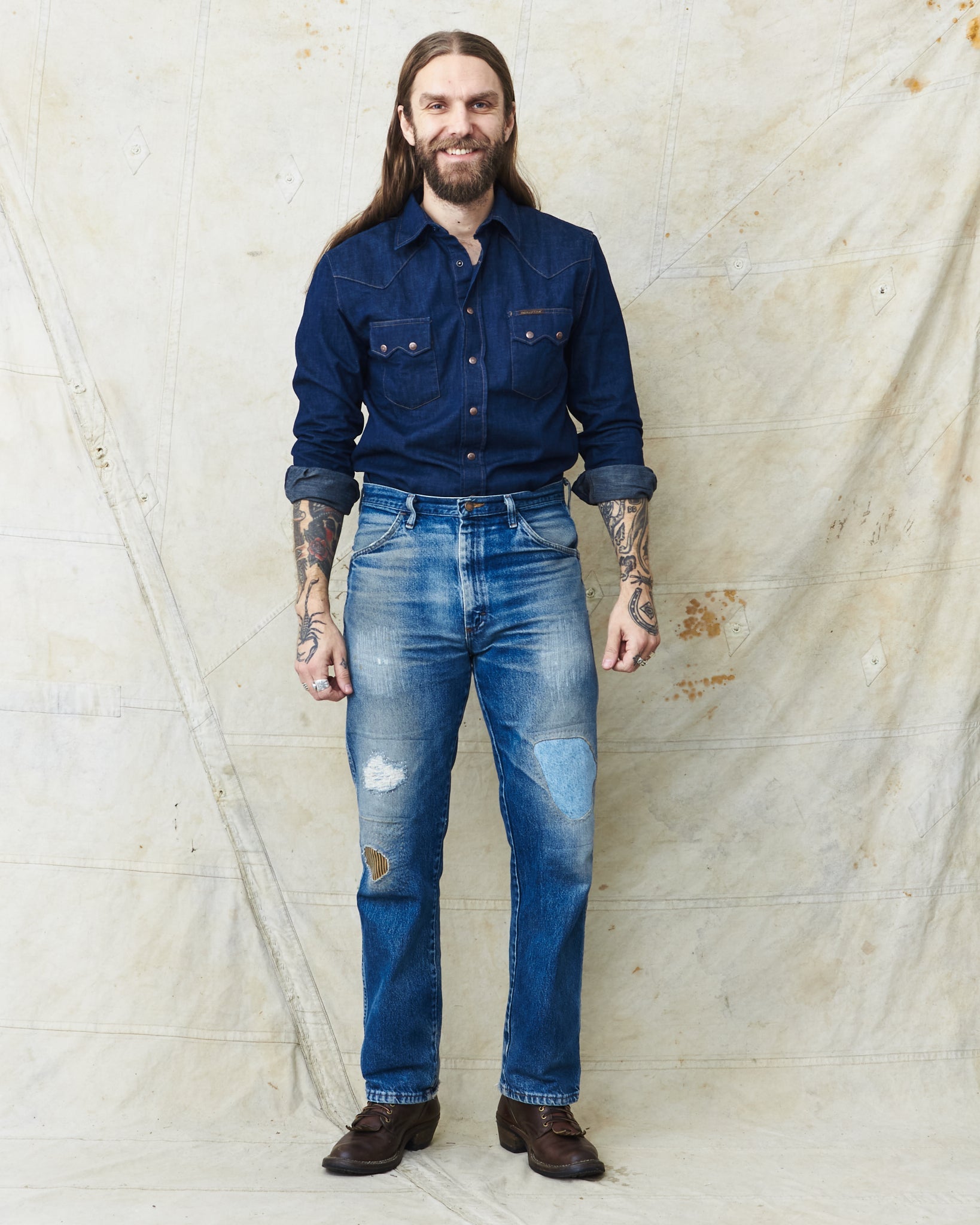 Indigofera Ryman Shirt Ohira 8oz Denim Rinsed – Second Sunrise