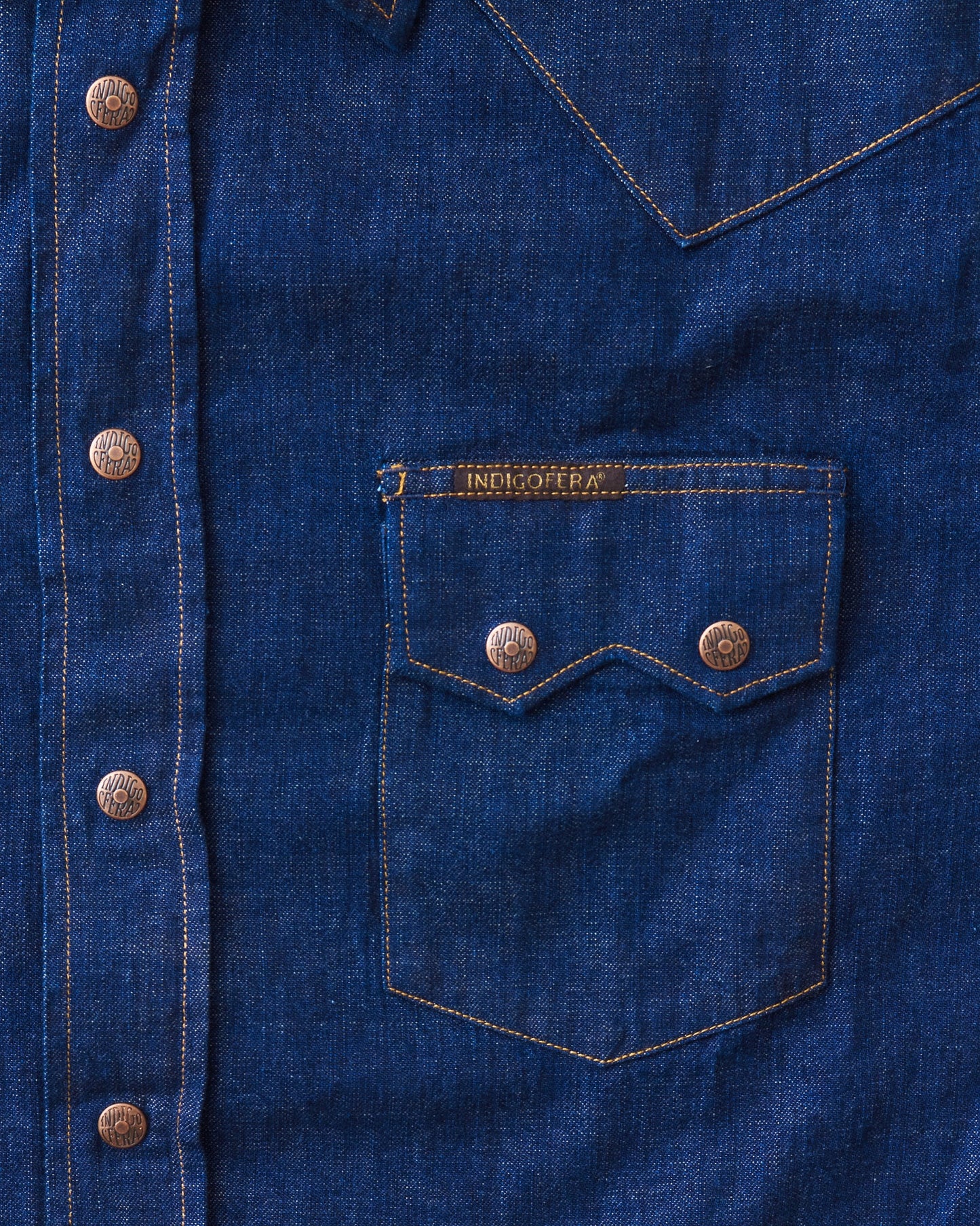 Indigofera Ryman Shirt Ohira 8oz Denim Rinsed