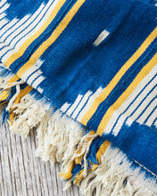 African Indigo Baulé Ikat Textile Scarf No. 3