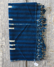 African Indigo Textile Resist Dye Scarf no. 13