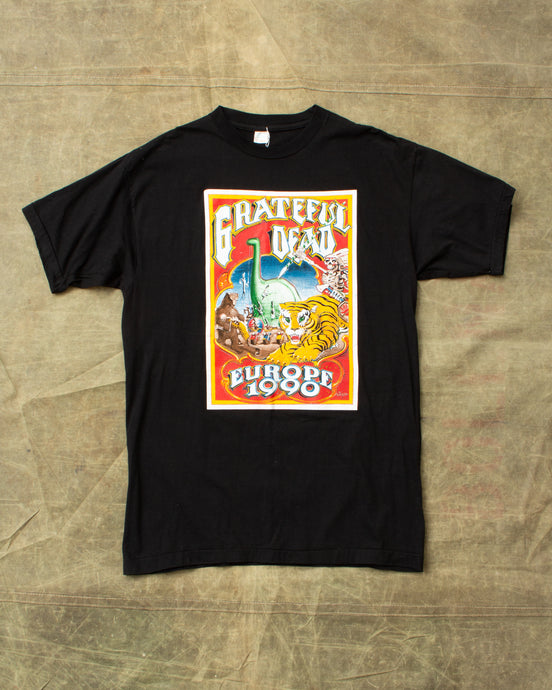 Vintage Greatful Dead T-shirt European Tour 1990