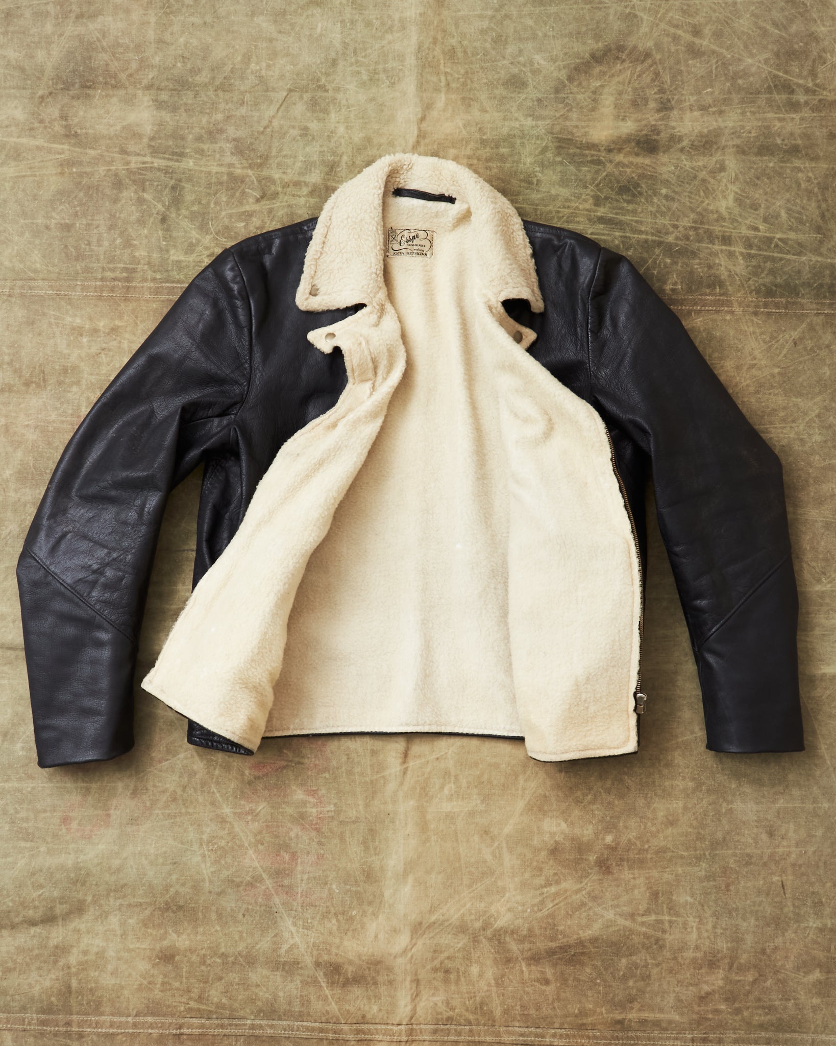 Vintage Swedish 60's Esspe Goat Leather Biker Jacket – Second Sunrise