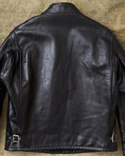 Second Hand Schott Perfecto 641HH Classic Racer Black Horsehide Motorcycle Jacket Size 46