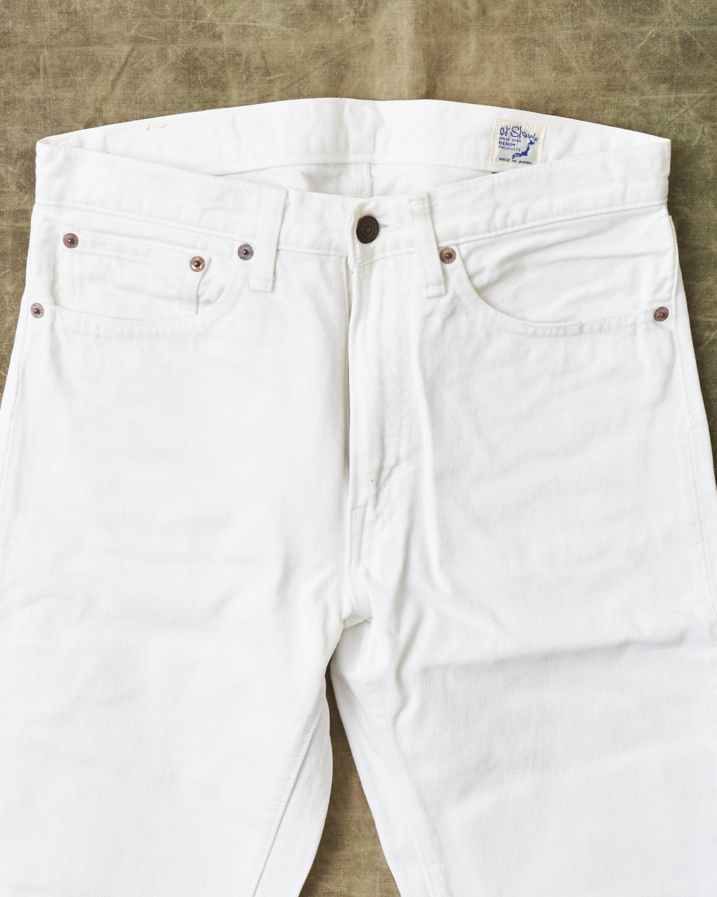 Second Hand OrSlow 107 Slim Fit Jeans White EU XS / JPN 1