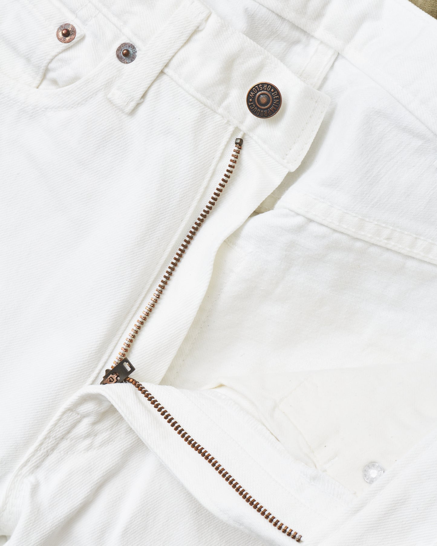 Second Hand OrSlow 107 Slim Fit Jeans White EU XS / JPN 1