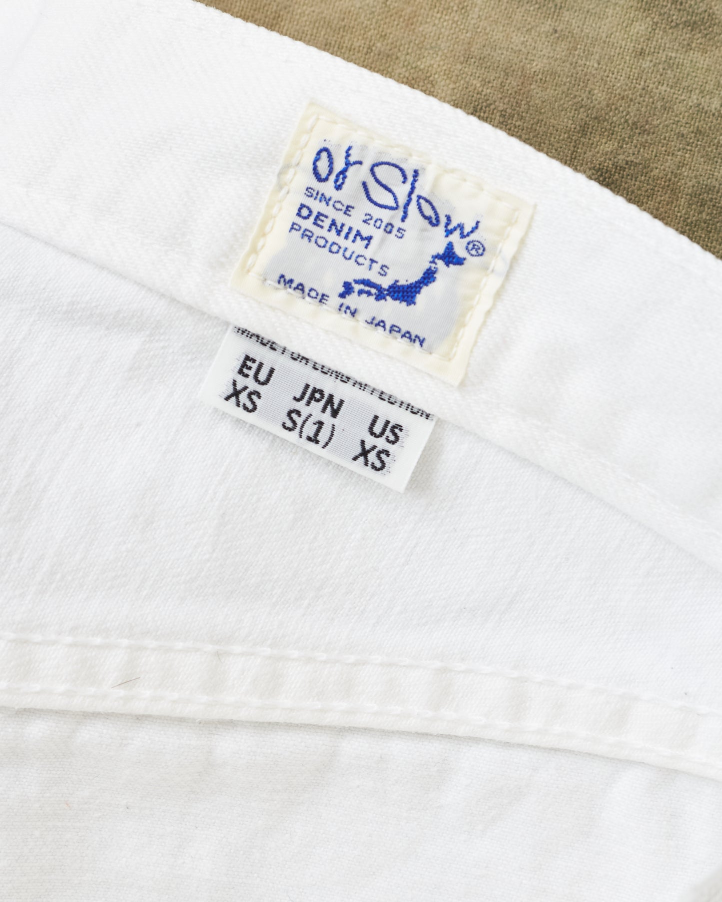 Second Hand OrSlow 107 Slim Fit Jeans White EU XS / JPN 1