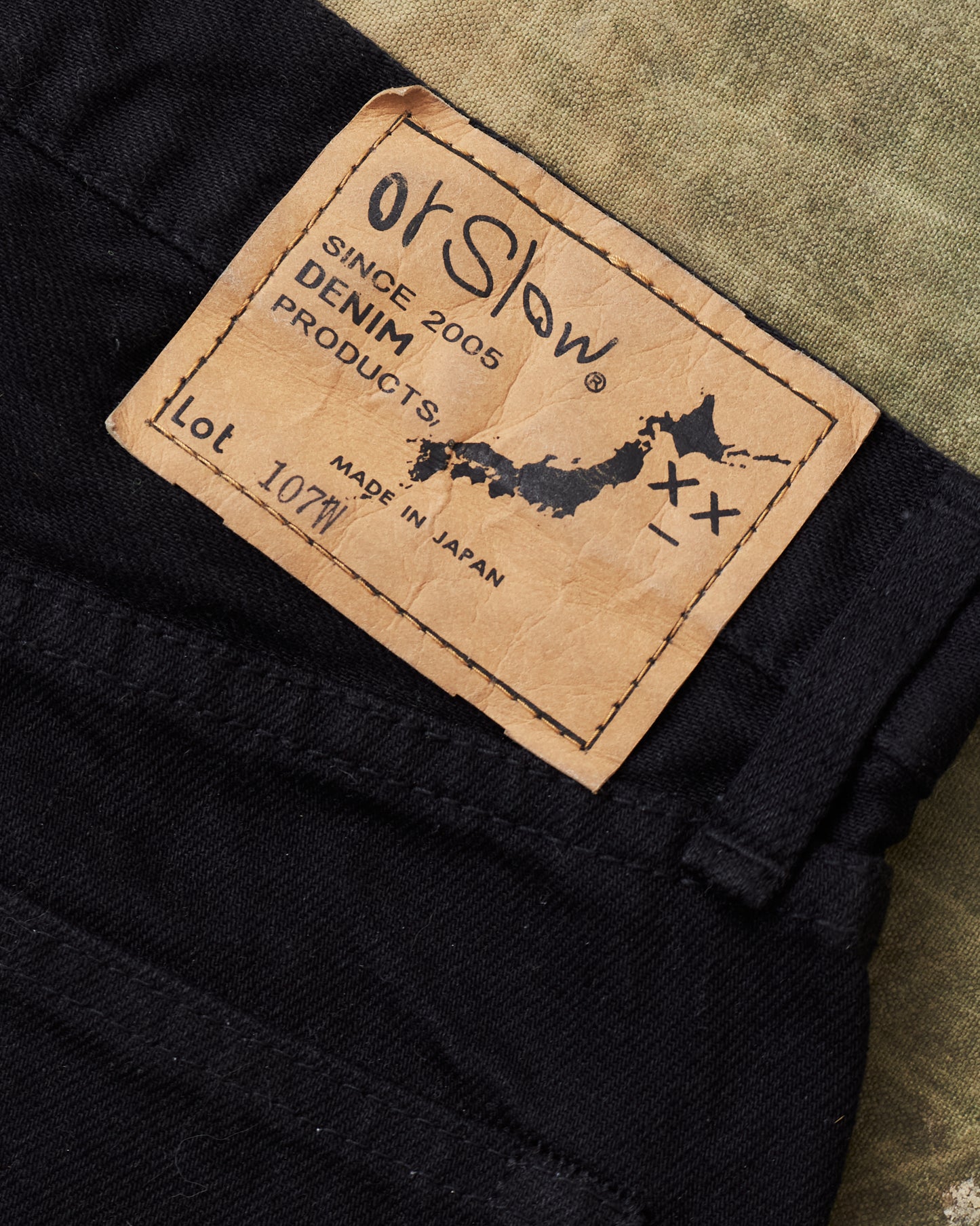 Second Hand OrSlow 107 Slim Fit Jeans Black EU XS / JPN 1