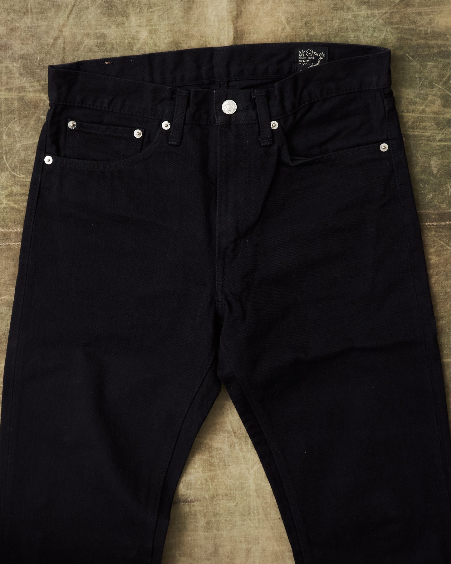 Second Hand OrSlow 107 Slim Fit Jeans Black EU XS / JPN 1
