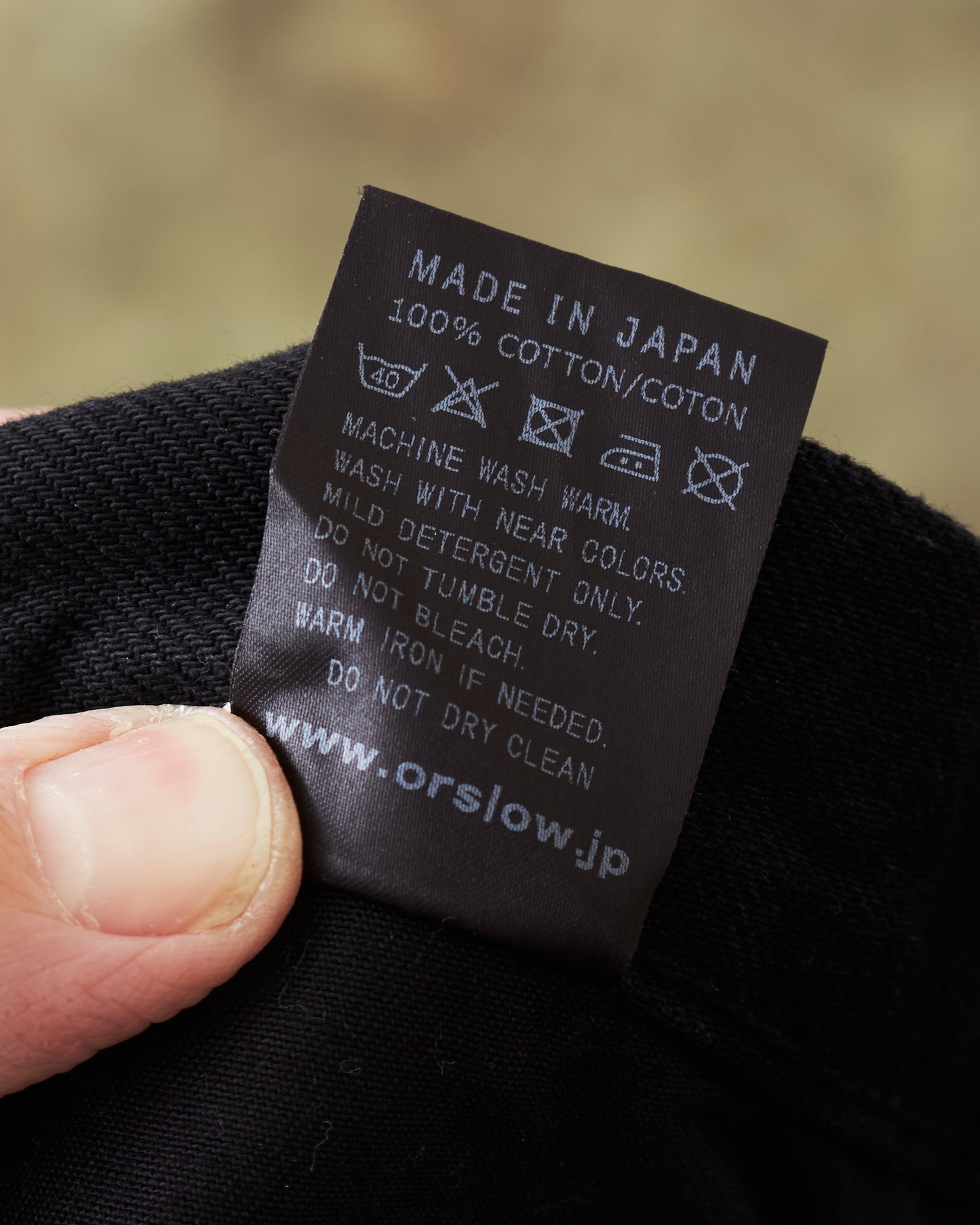 Second Hand OrSlow 107 Slim Fit Jeans Black EU XS / JPN 1