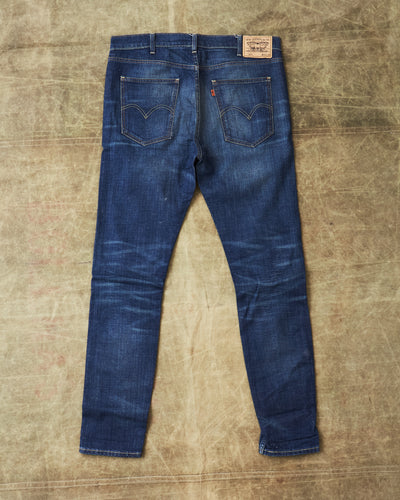 Second Hand Levi's Vintage Clothing 605 Big E Slim Tapered Jeans Factory Wash W36