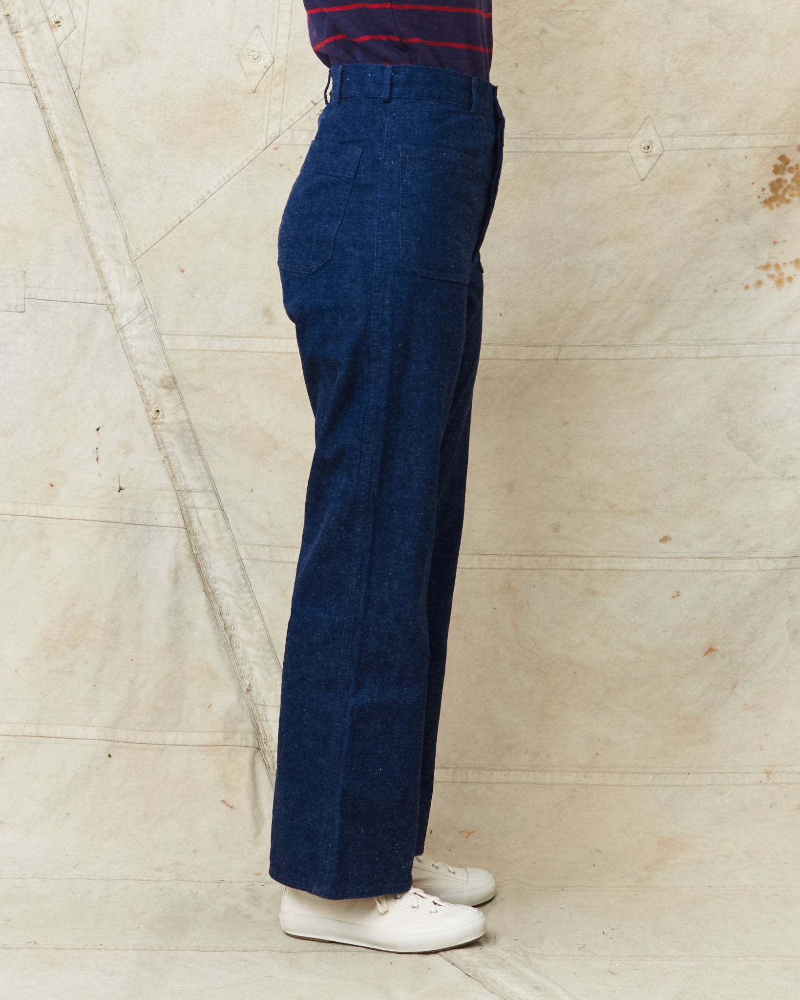 OrSlow 5132 Wide Flare Denim Sailor Pants One Wash – Second Sunrise