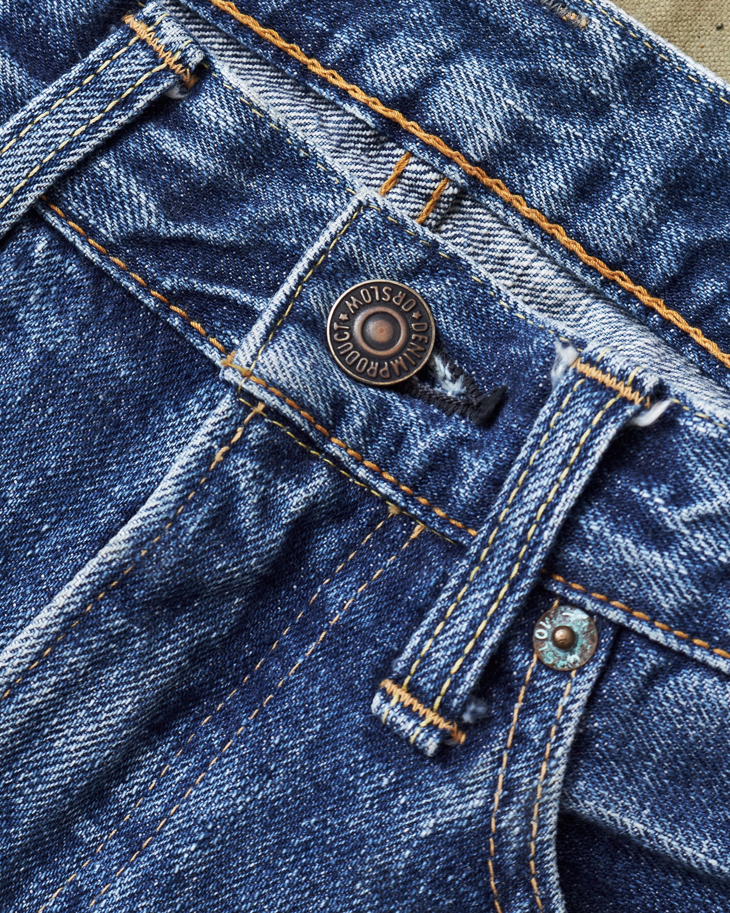 Second Hand OrSlow 107 Selvedge Jeans 2 Year Wash EU XS / JPN 1