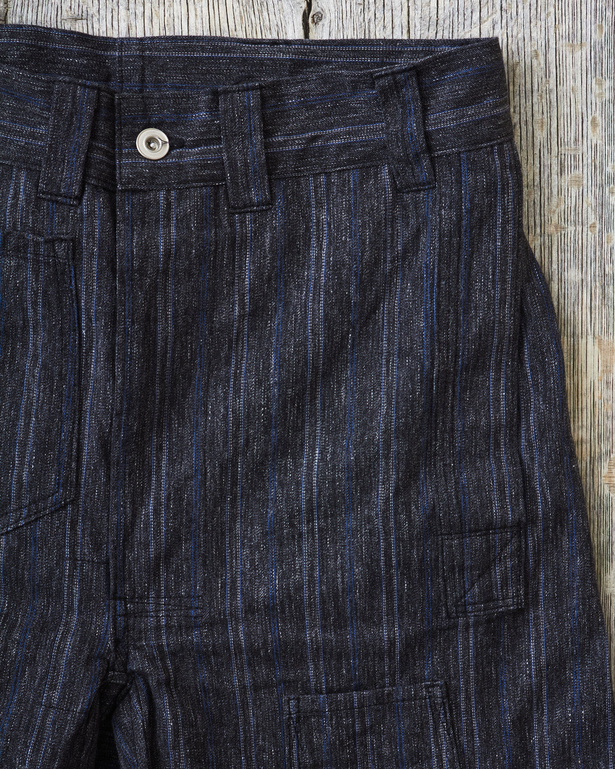 Warehouse & Co X John Gluckow Lot JG-01 1910's Netmaker's Trousers Stripe One Wash