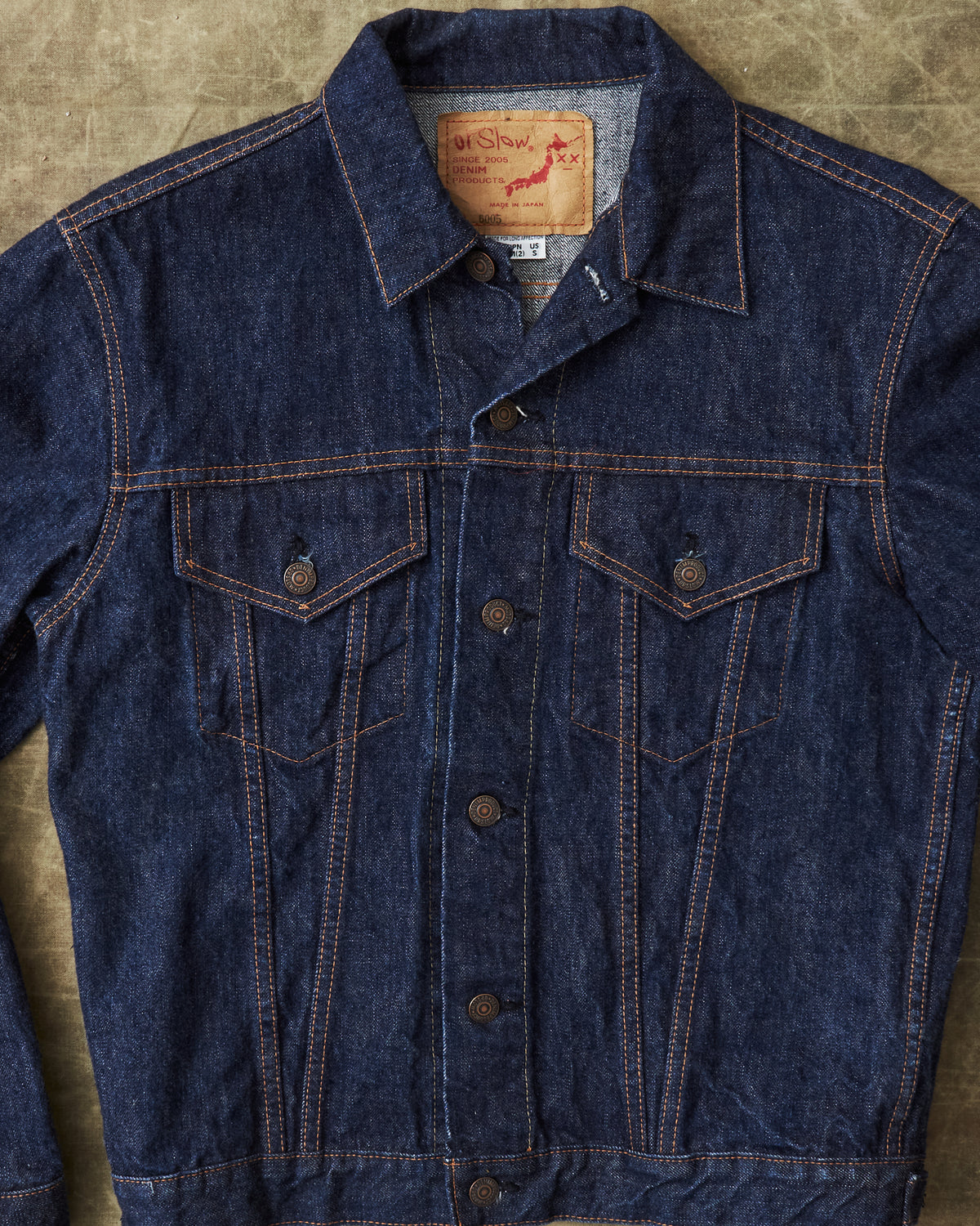 Second Hand OrSlow 6005 Type 3 Denim Jacket Size 2/M – Second Sunrise