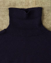 Second Hand North Sea Clothing The Submariner Roll Neck Wool Sweater Navy Size 46