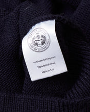 Second Hand North Sea Clothing The Submariner Roll Neck Wool Sweater Navy Size 46