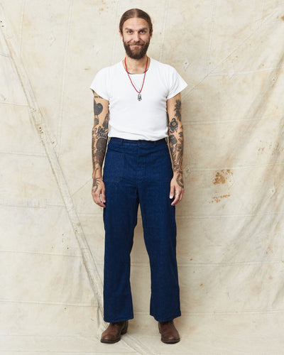 OrSlow 5132 Wide Flare Denim Sailor Pants One Wash