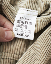 Sugar Cane & Co 9W Corduroy Heavy Flannel Lined Jacket Beige