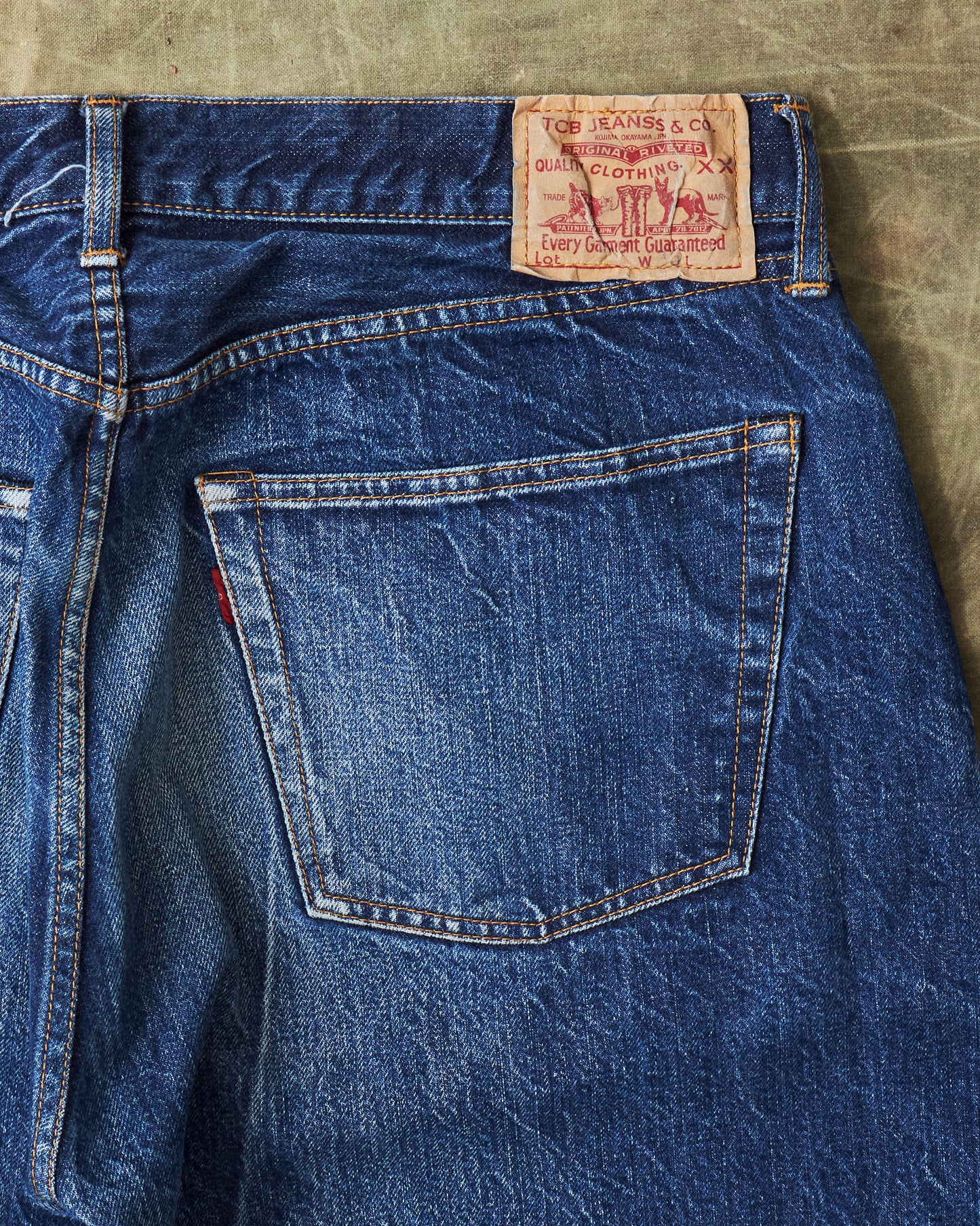 Second Hand TCB Jeans 60's Fit Size W36