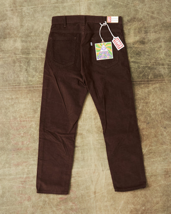 Second Hand Levi's Vintage Clothing Brown Corduroy Pants W30