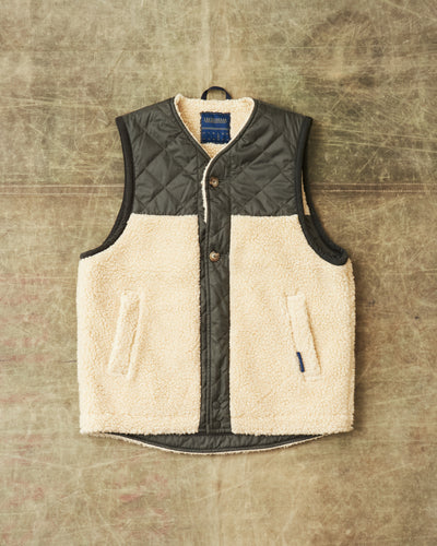 Second Hand Lavenham Faux Shearling Vest Size L