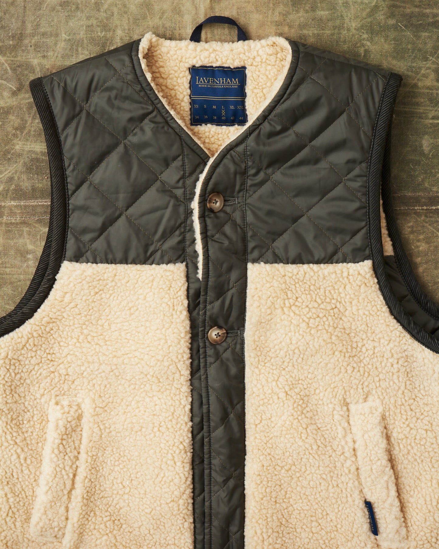 Second Hand Lavenham Faux Shearling Vest Size L