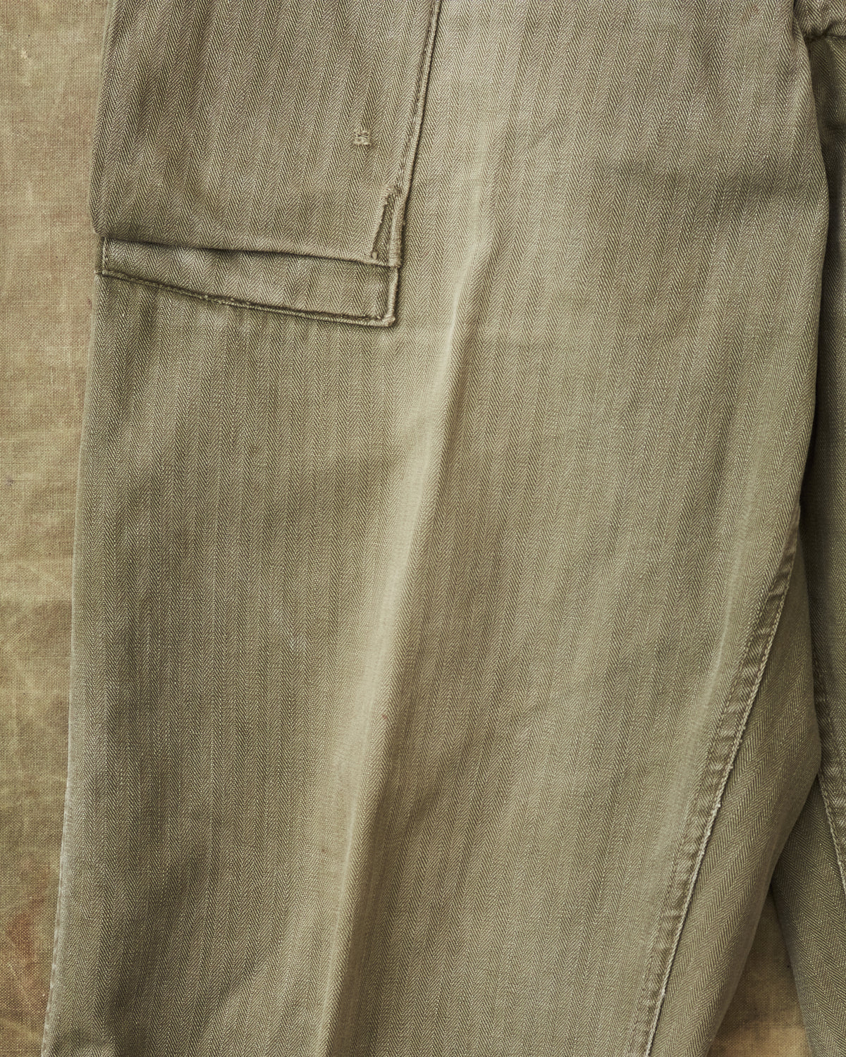 Vintage US Army M-42 WWII HBT Twill Pants Size 33