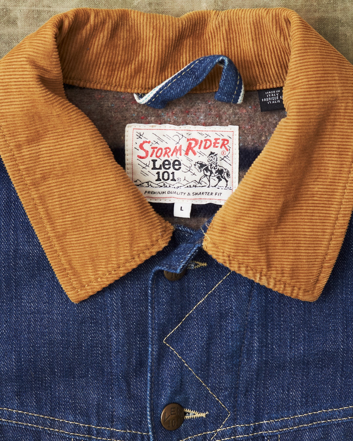Second Hand Lee 101 Storm Rider Jacket Size L