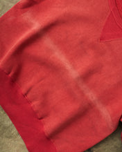 Vintage 1940's Single V Sears Charmode Red Sweatshirt Size 40/42 Large