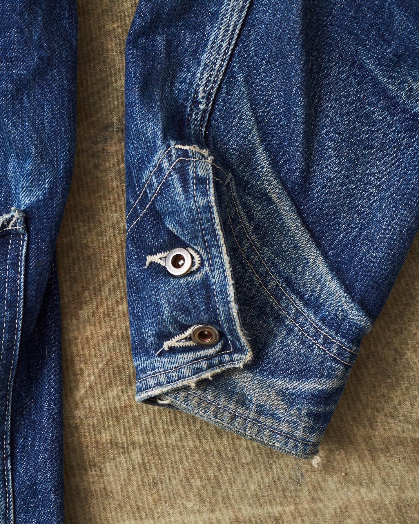 Second Hand Indigofera Fabric 68 Denim Jacket Size L