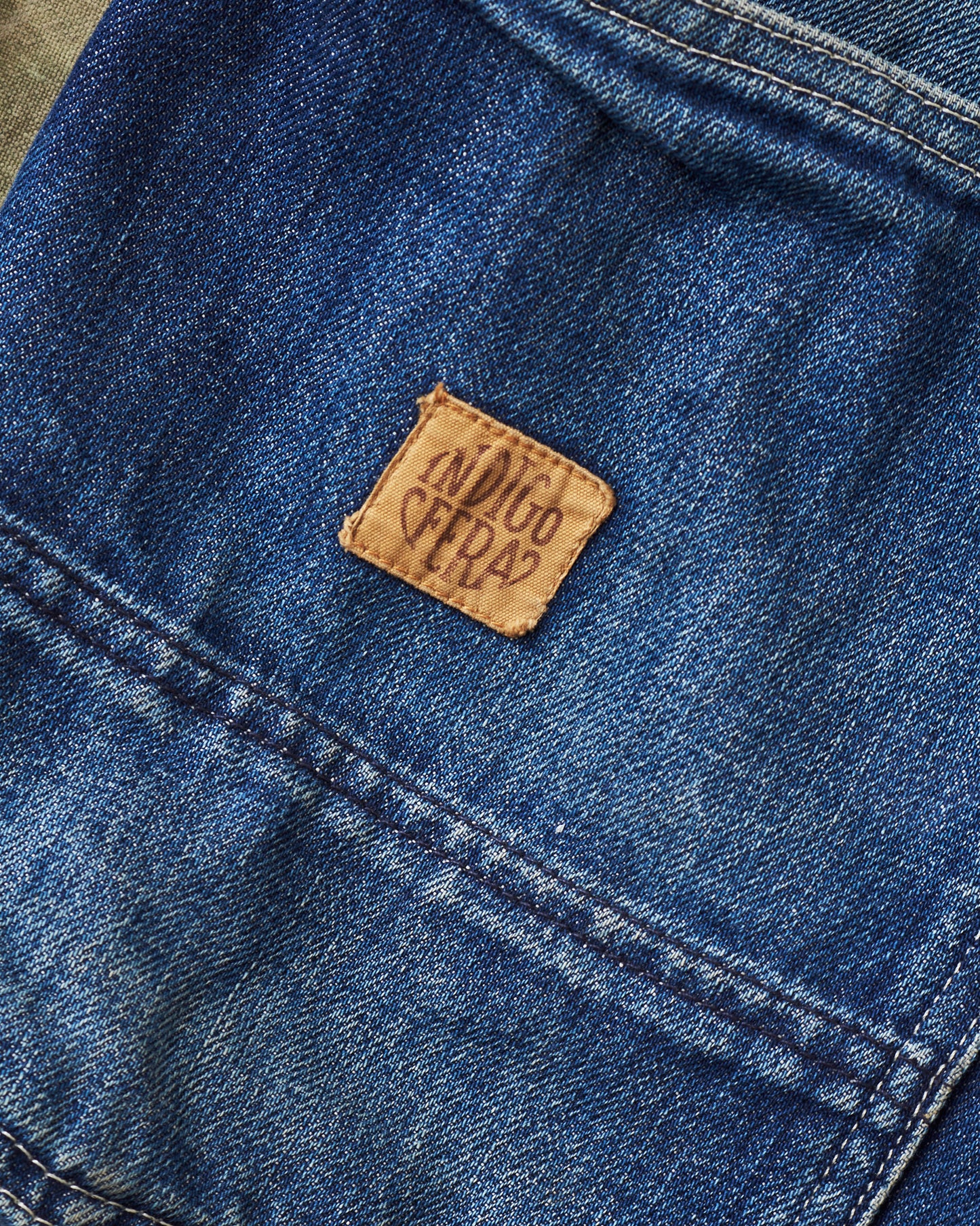 Second Hand Indigofera Fabric 68 Denim Jacket Size L