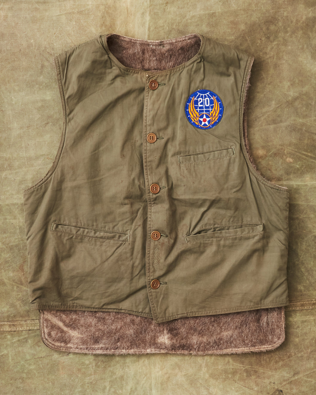 Vintage US Army Korean War Flight Vest